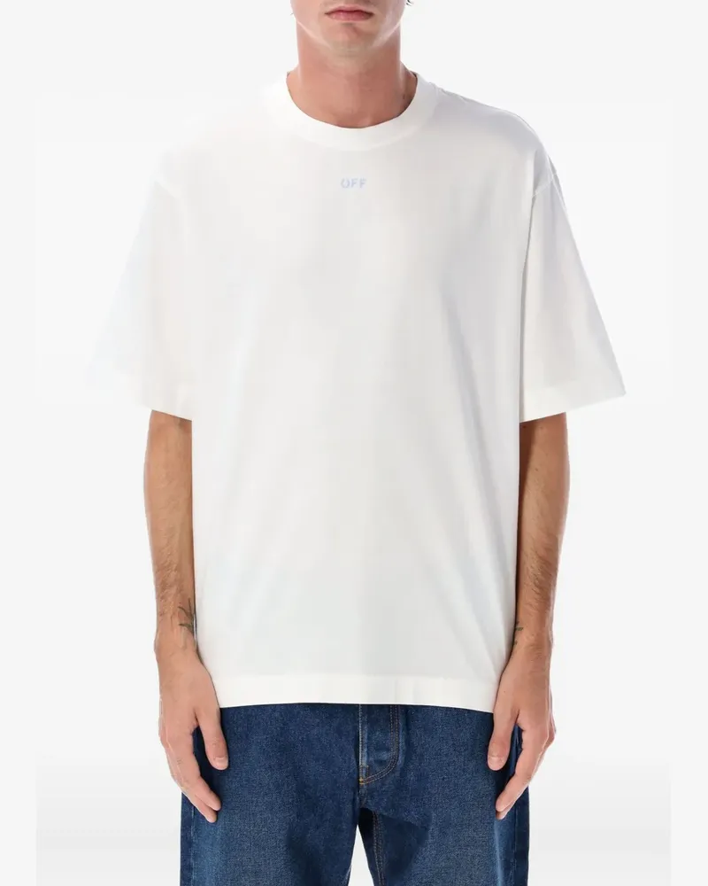 OFF-WHITE T-Shirt mit Stencil Arrows-Print - Weiß Weiß