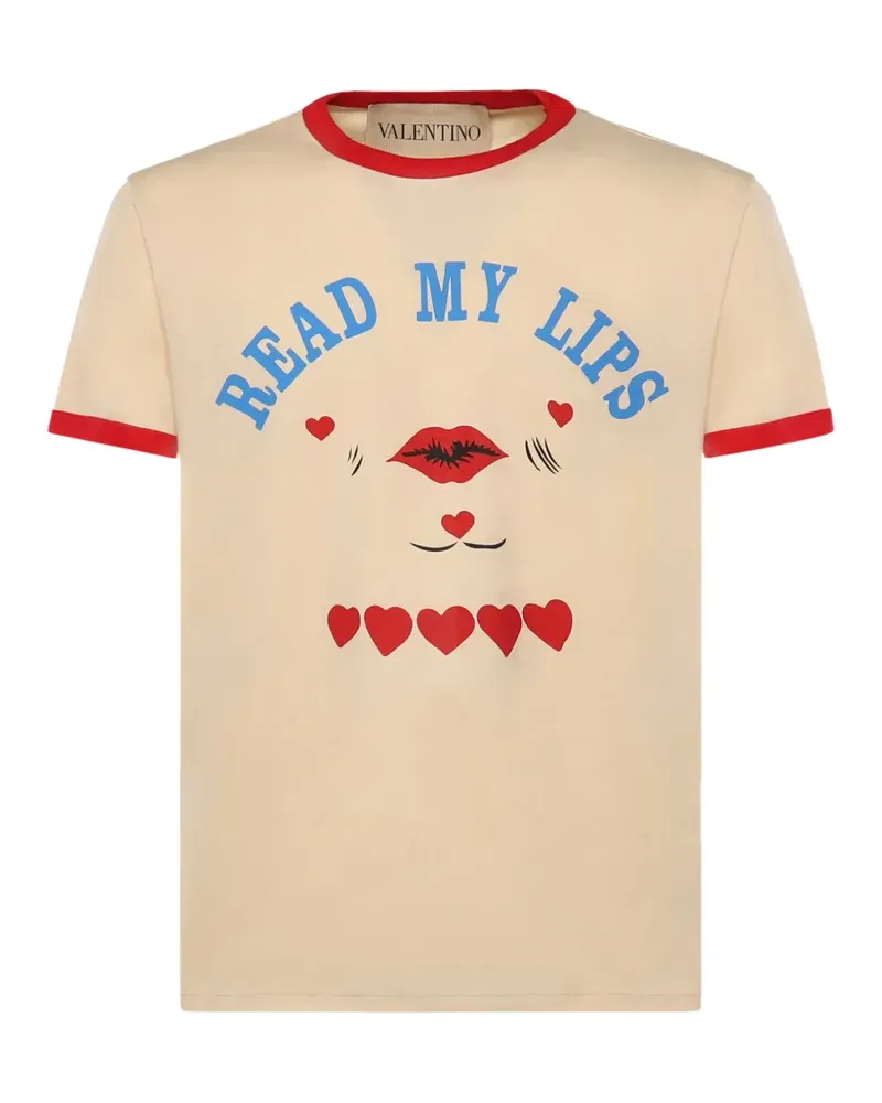 Valentino Garavani crew-neck T-shirt - Nude Nude