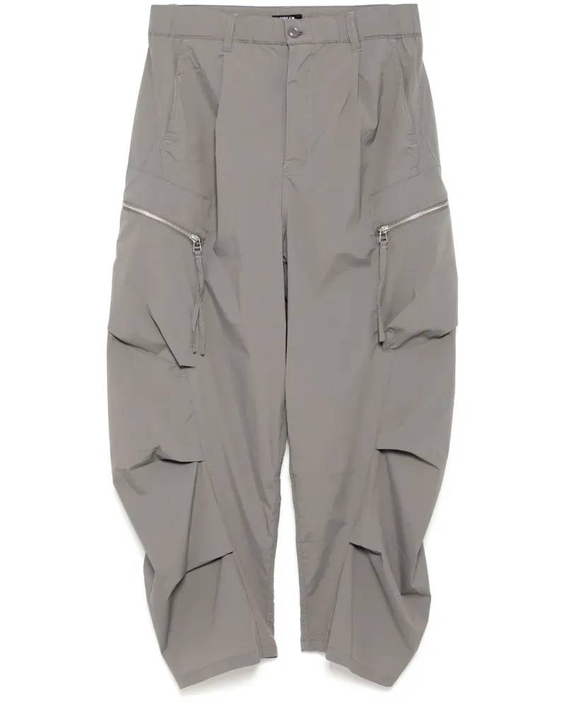 FIVE CM Schmal zulaufende Cargohose - Grau Grau