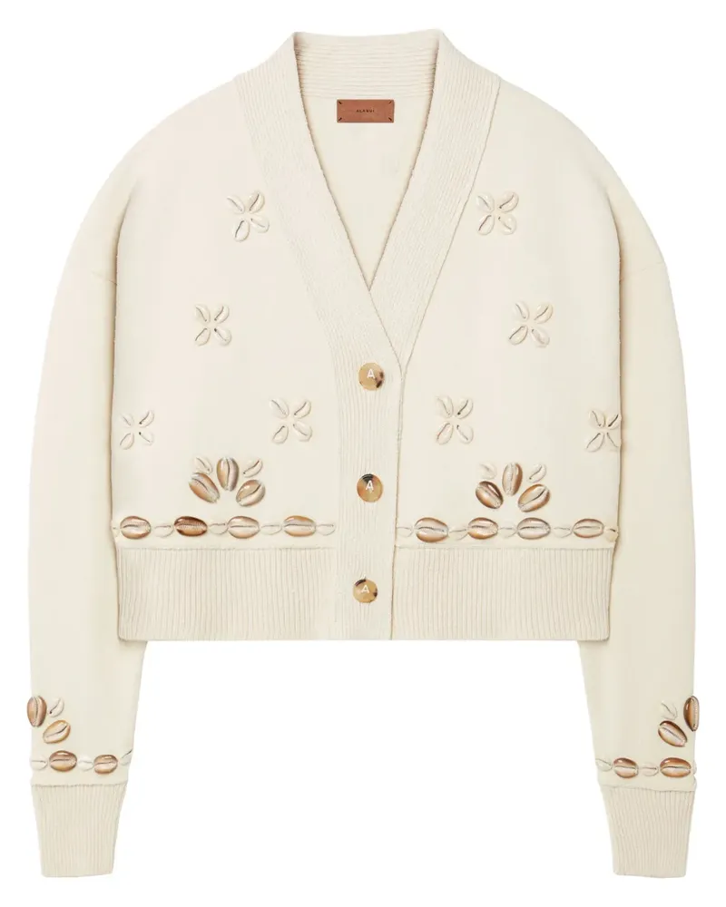 Alanui Ocean Dream Cardigan - Nude Nude