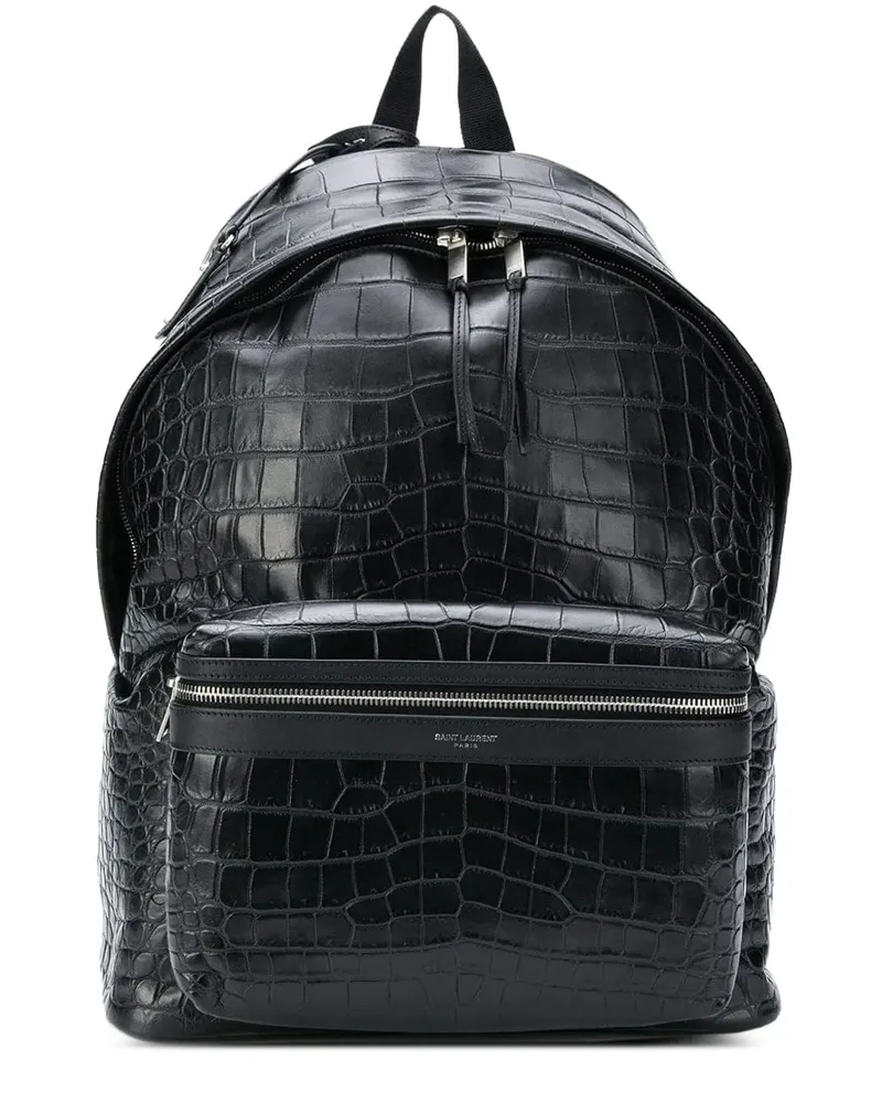 Saint Laurent Klassischer Rucksack - Schwarz Schwarz