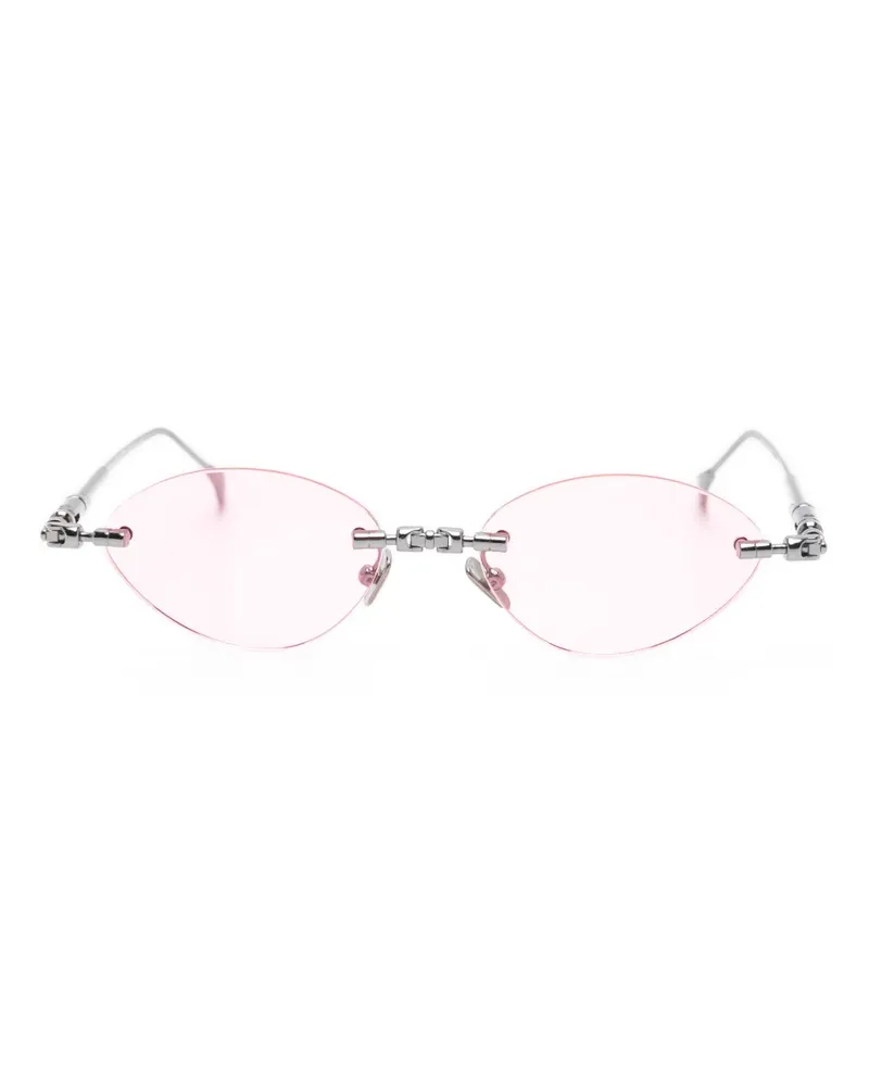 KUBORAUM Maske H65 Sonnenbrille - Silber Silber