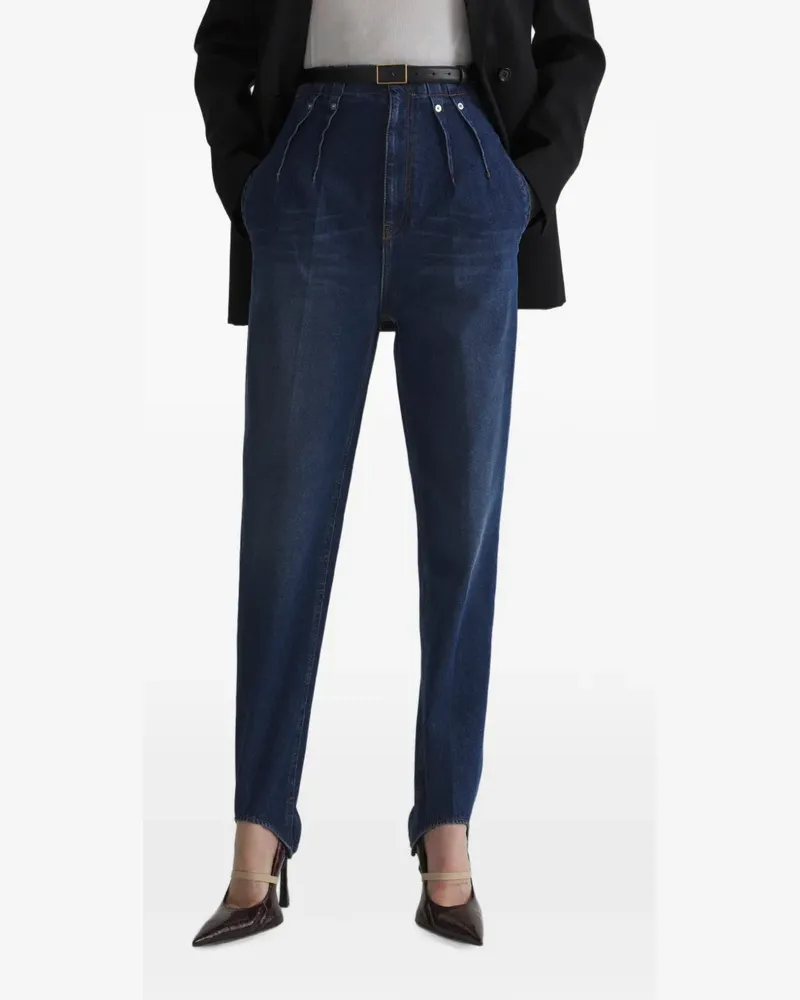Thierry Mugler hight waist denim pants - Blau Blau