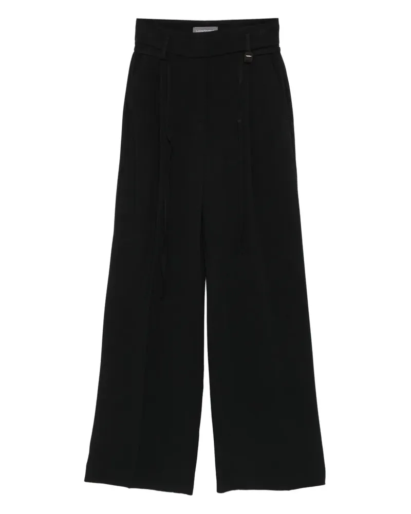 Lorena Antoniazzi Plissierte Hose - Schwarz Schwarz
