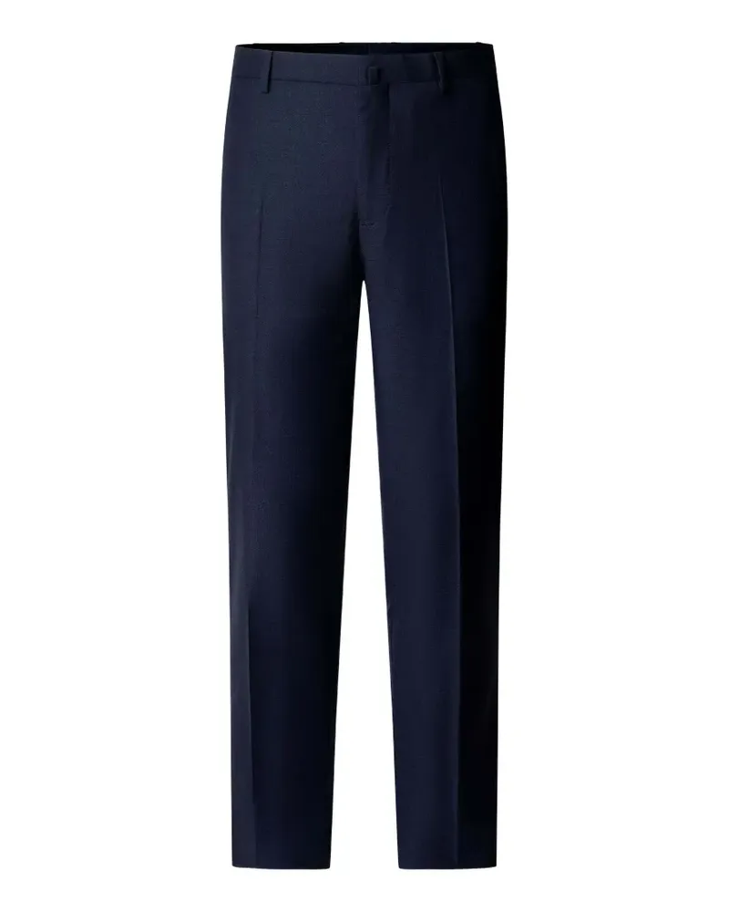 Hackett sharkskin-weave wool trousers - Blau Blau