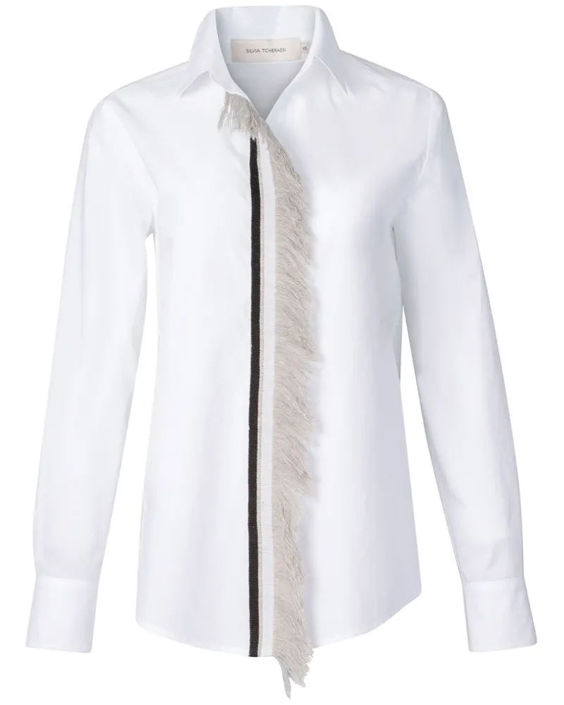 Silvia Tcherassi Naroa Bluse - Weiß Weiß