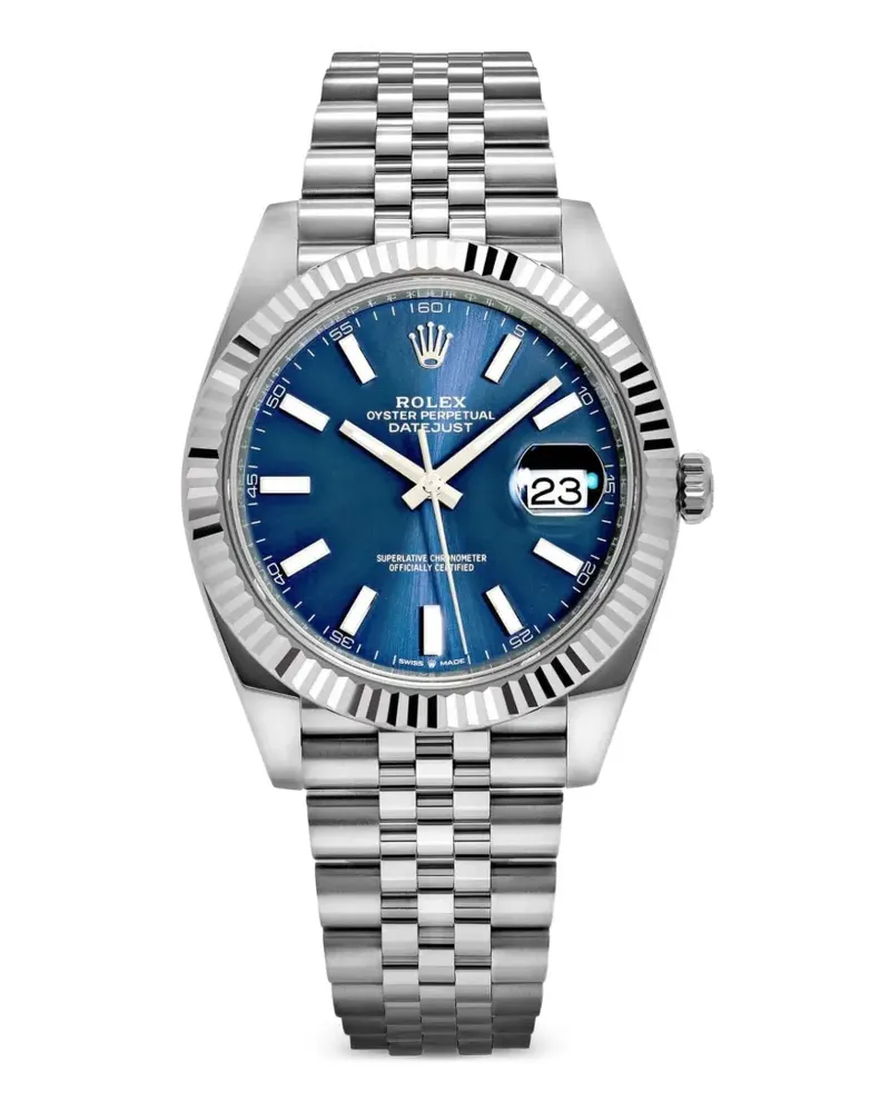 Rolex 2025 ungetragene Datejust Armbanduhr 41mm - Blau Blau