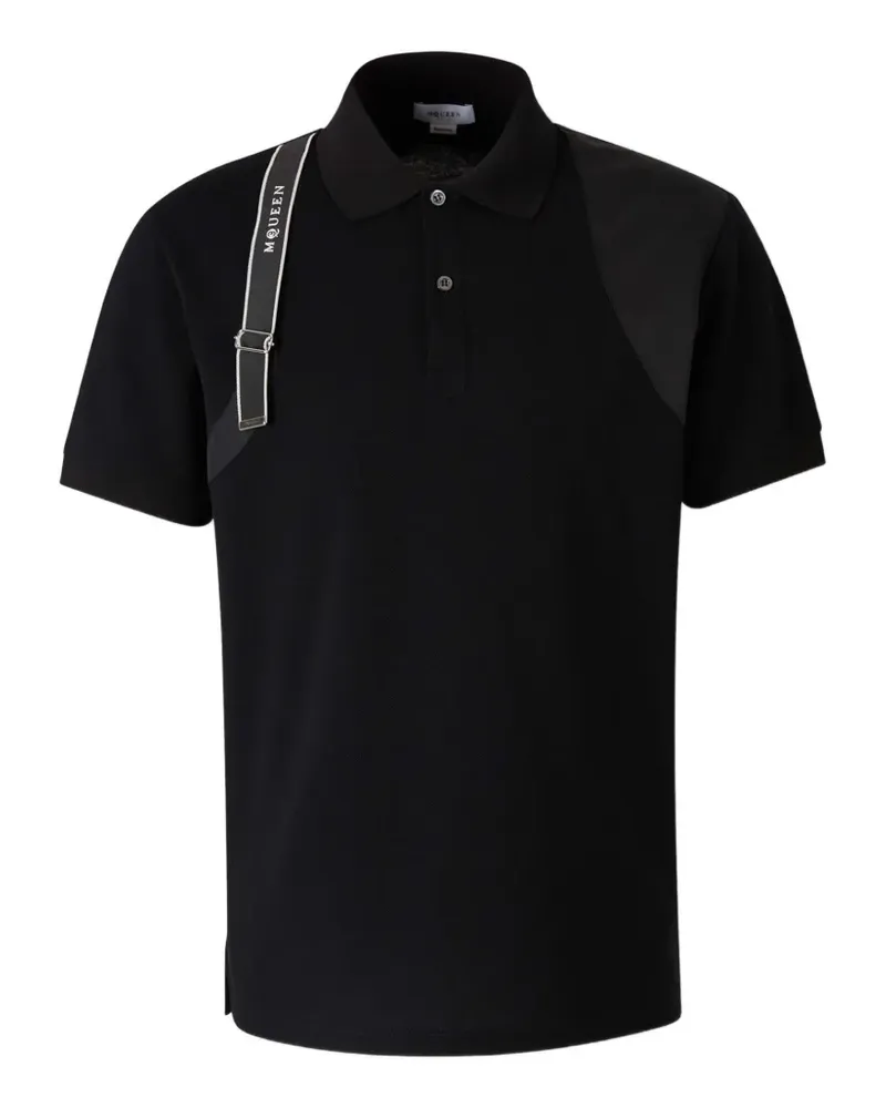 Alexander McQueen short-sleeve polo shirt - Schwarz Schwarz
