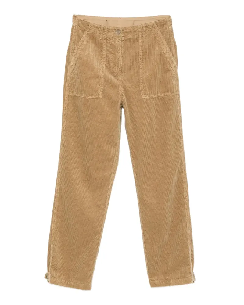 ASPESI Straight-Leg-Hose aus Cord - Nude Nude