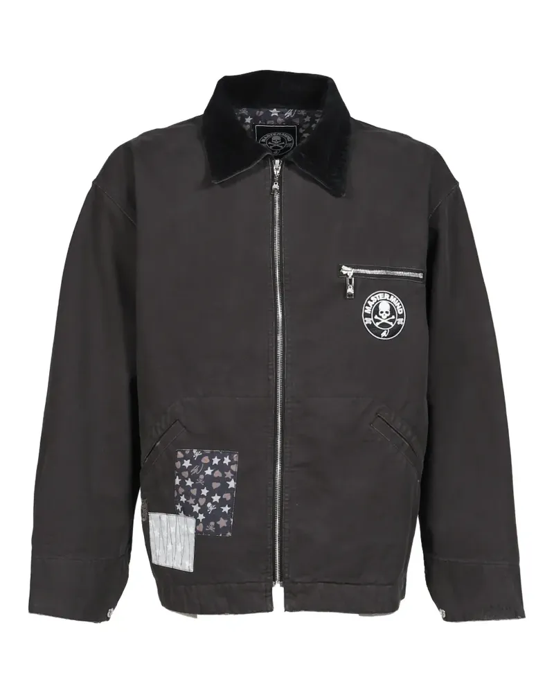 Mastermind Japan x Sean Wotherspoon logo-patch jacket - Schwarz Schwarz