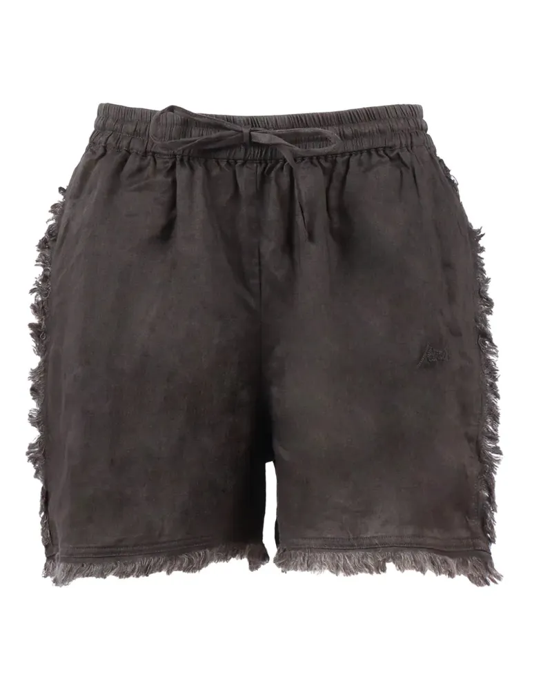 P.A.R.O.S.H. P.A.R.O H. Shorts mit Fransen und Kordelzug - Braun Braun