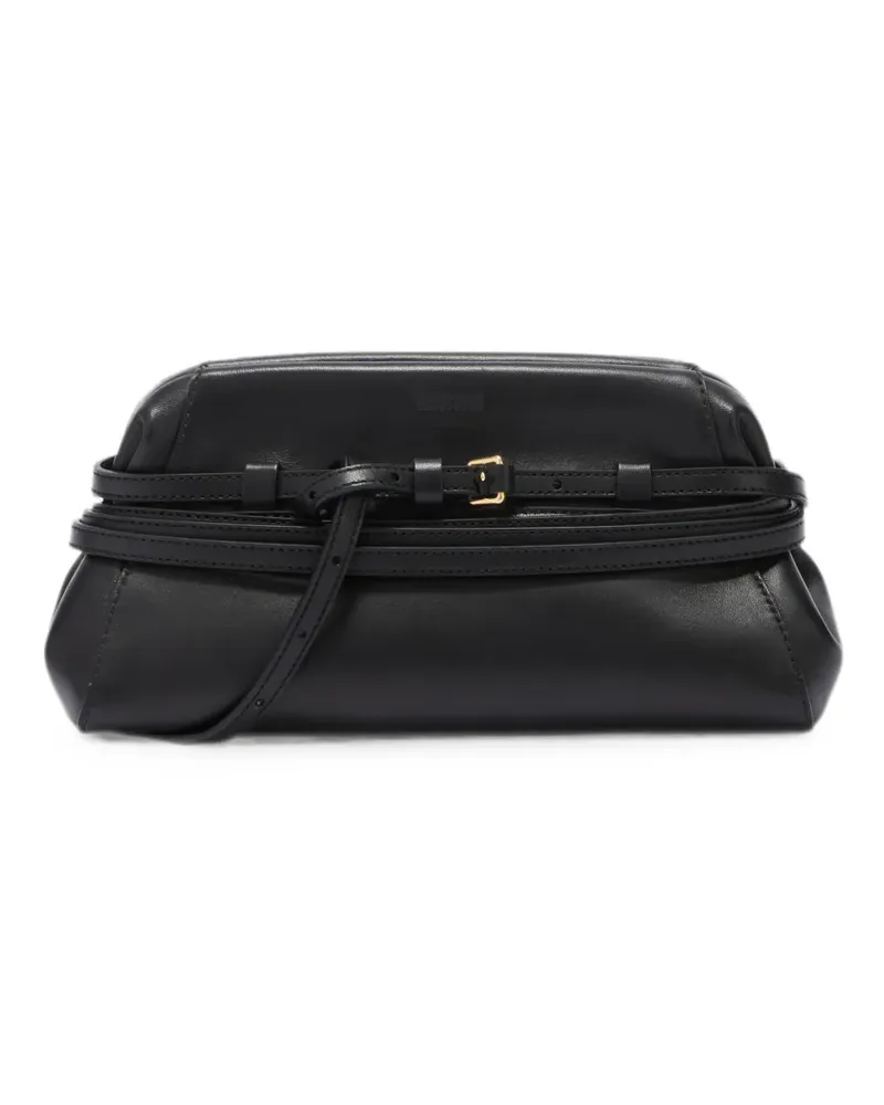 Moschino belt-detail clutch bag - Schwarz Schwarz