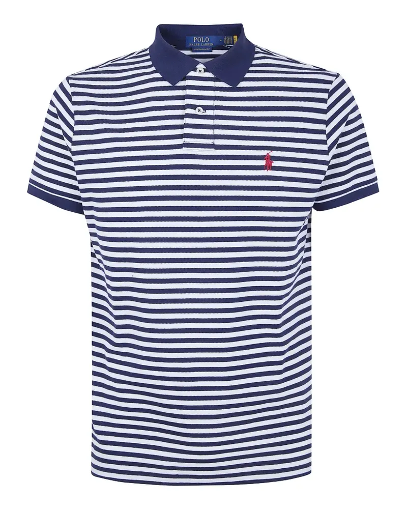 Ralph Lauren Gestreiftes Poloshirt - Blau Blau