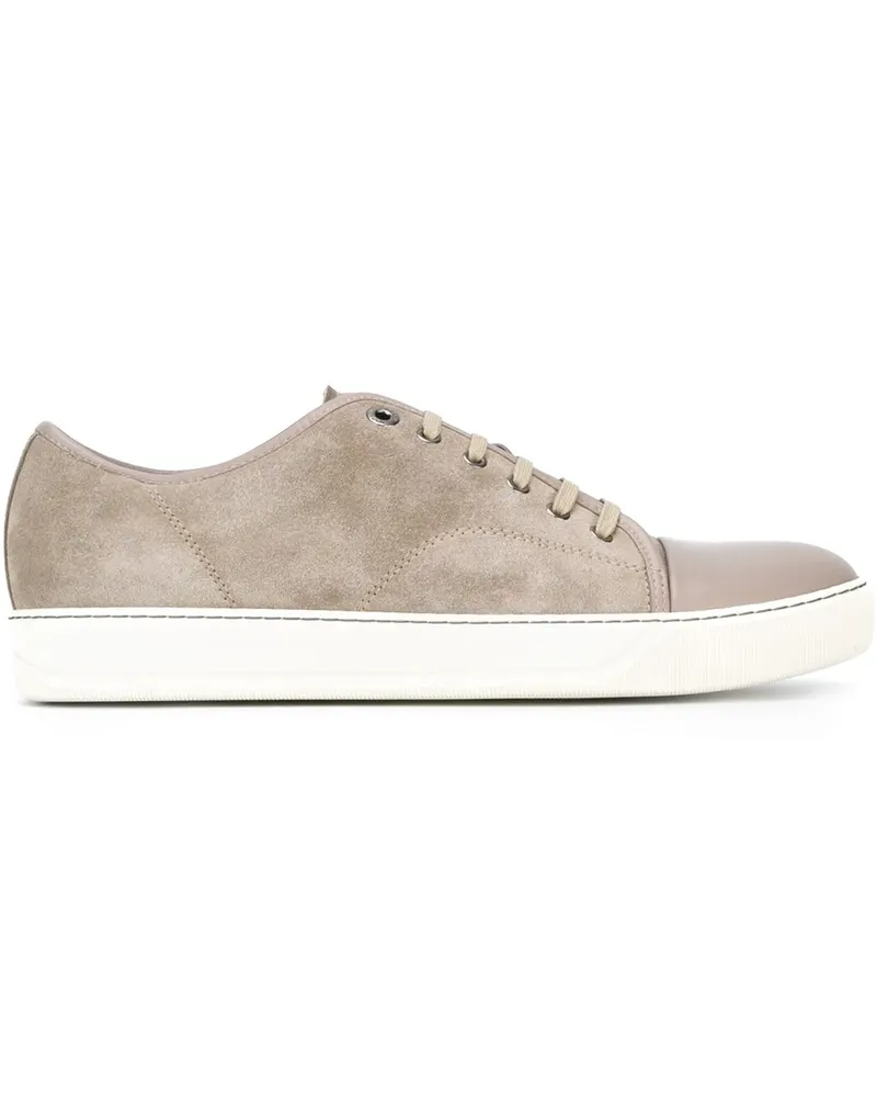 Lanvin Sneakers mit Kontrastkappe - Nude Nude