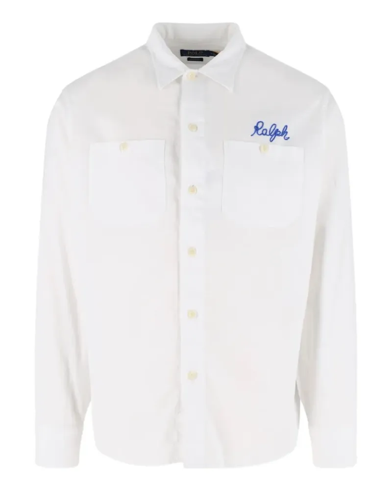 Ralph Lauren logo-embroidered shirt - Weiß Weiß