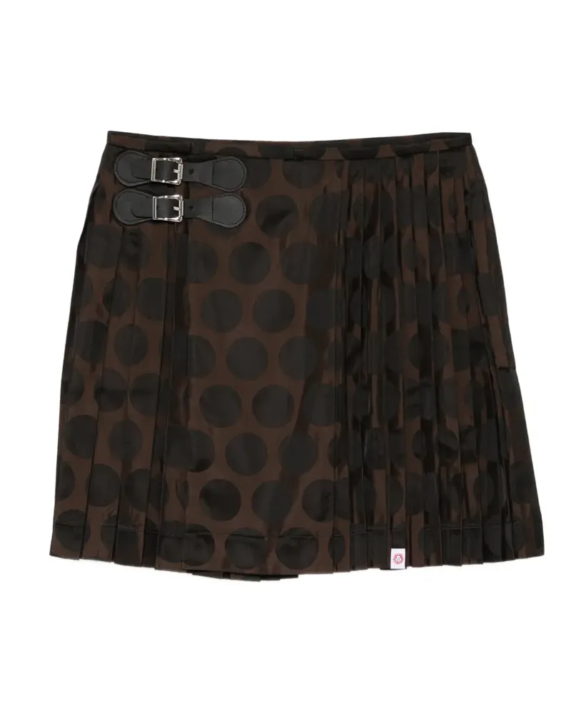 Charles Jeffrey Loverboy Gepunkteter Minirock - Braun Braun