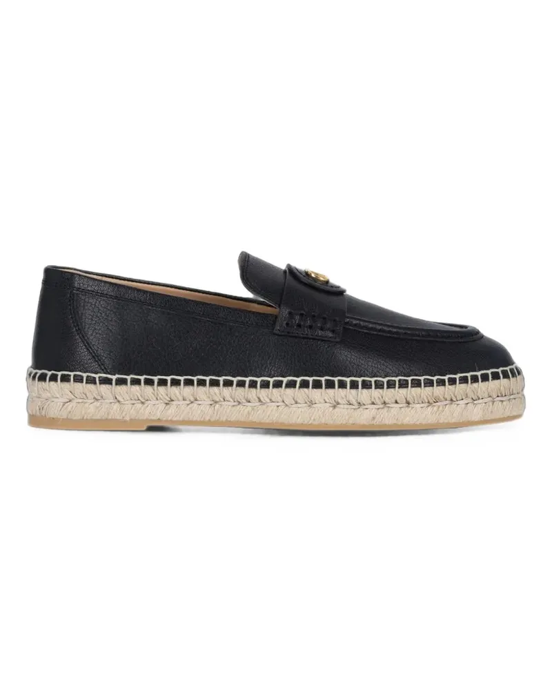 Valentino Garavani Palm Avenue Loafer aus Kalbsleder - Schwarz Schwarz