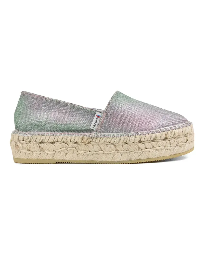 Espadrilles Dommy glitter-effect platform  - Rosa Rosa