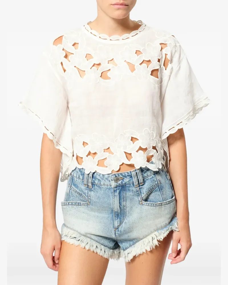 Isabel Marant Relda Bluse - Weiß Weiß