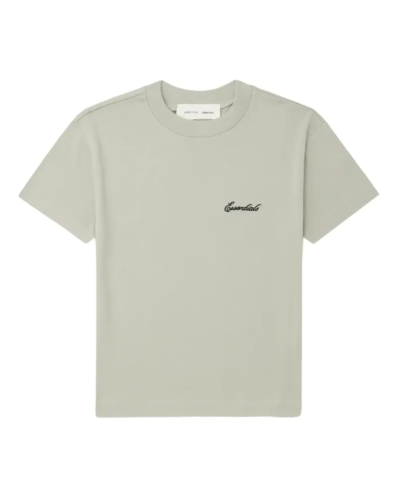Fear of God T-Shirt mit Logo-Stickerei - Grün Grün