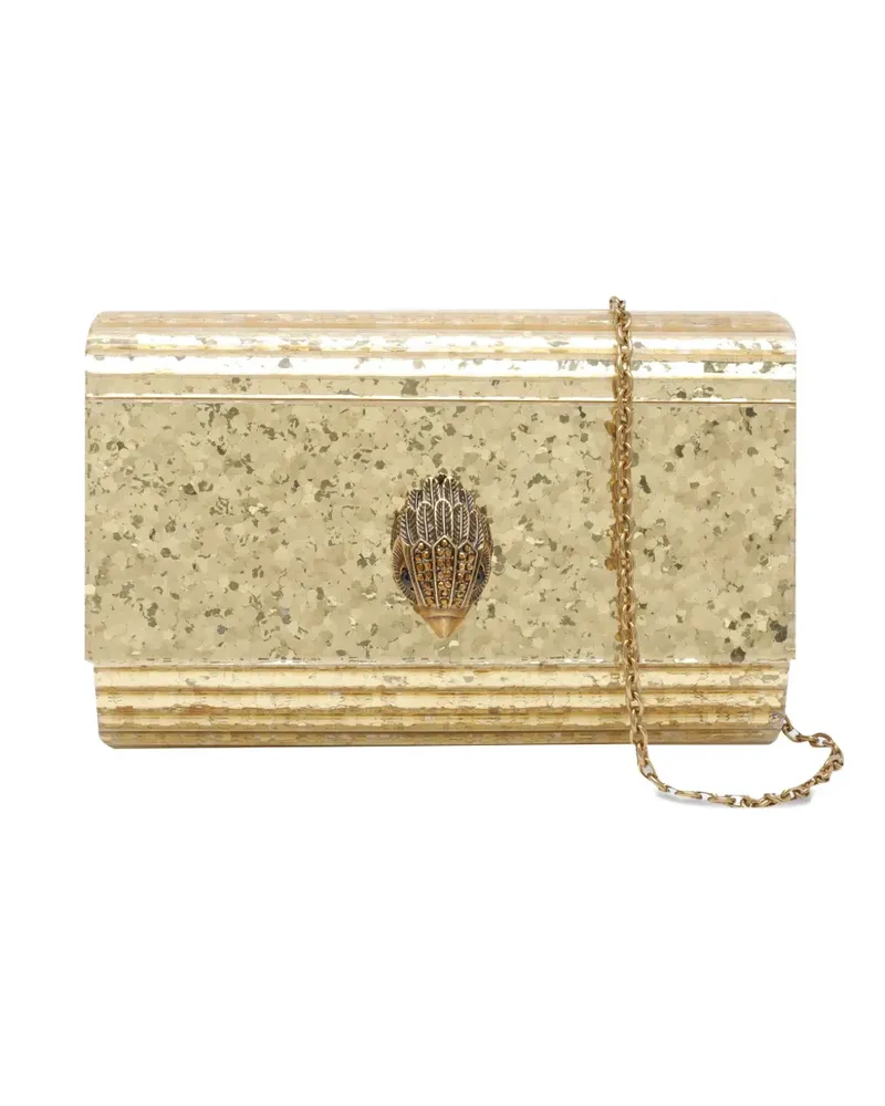 Kurt Geiger Schultertasche mit Adlerkette - Gold Gold