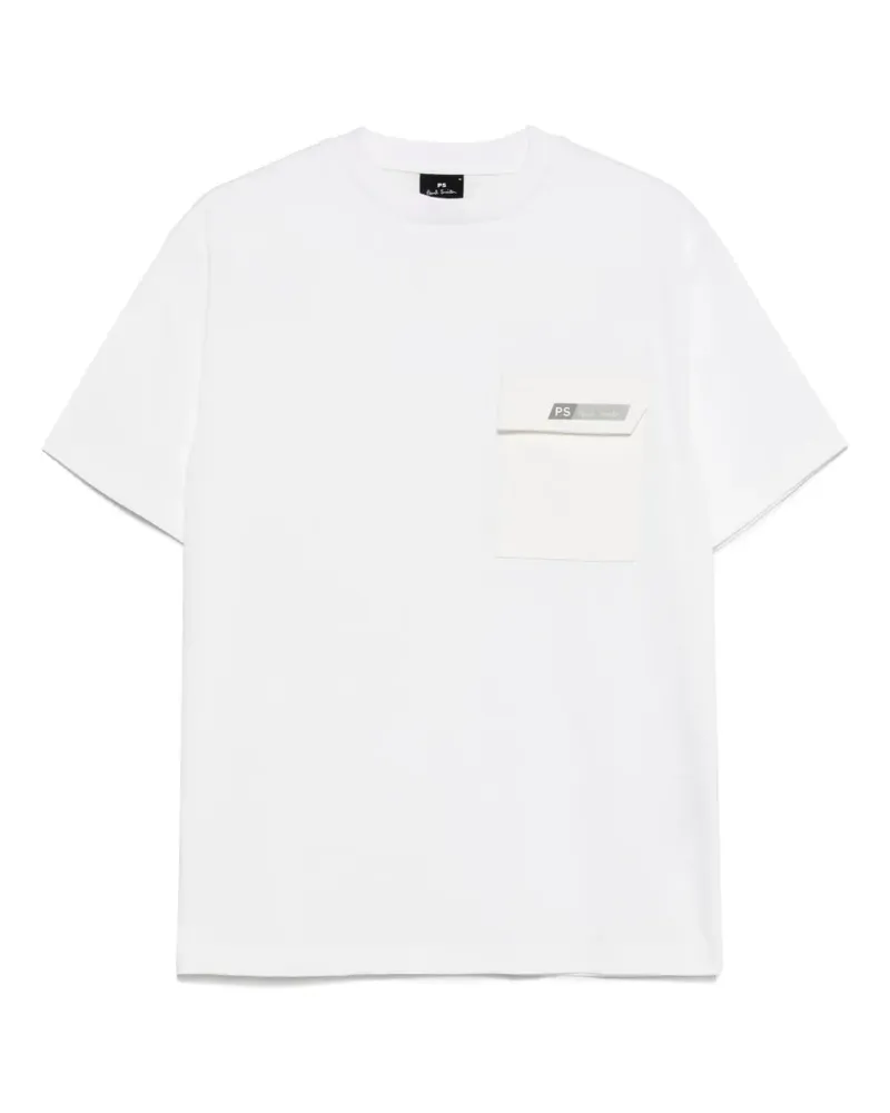 Paul Smith T-Shirt mit Taschendetail - Weiß Weiß