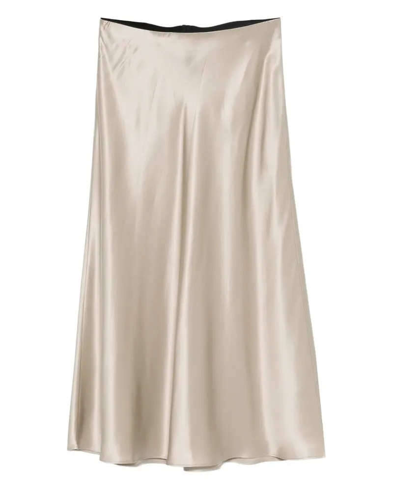 Luisa Cerano Ausgestellter Midirock - Nude Nude