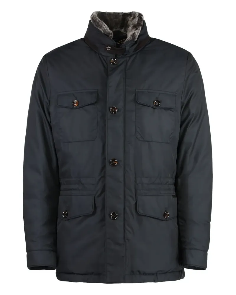 MOORER Jacke mit Gänsedaunen - Blau Blau