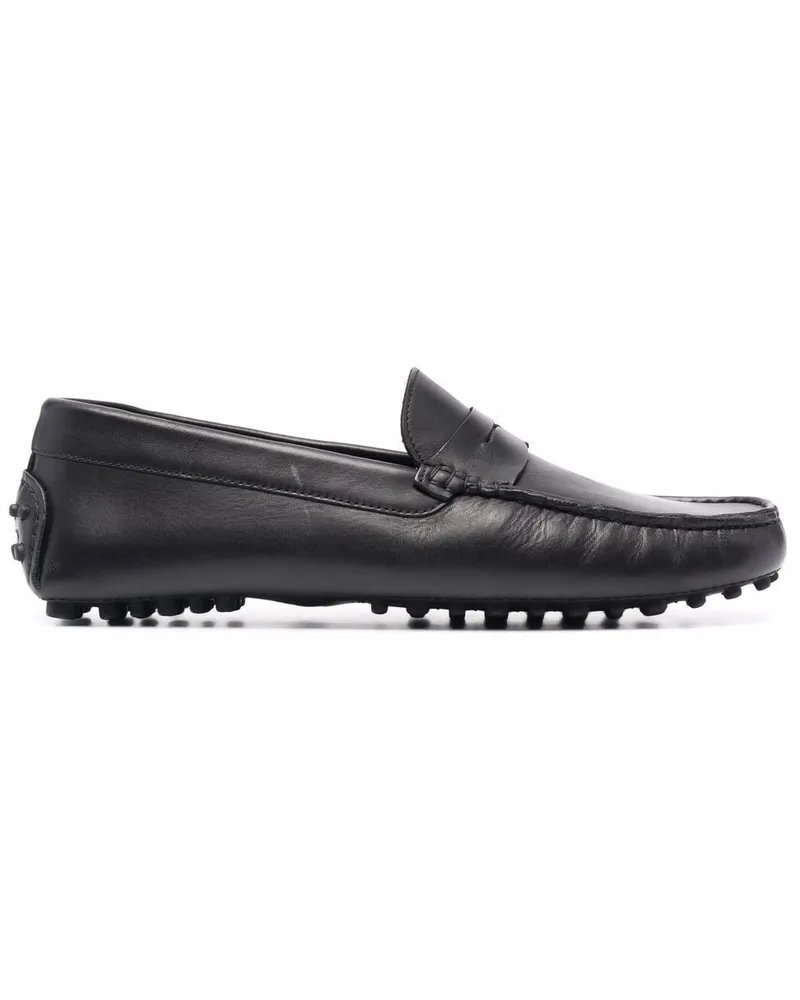 Scarosso Loafer mit eckiger Kappe - Schwarz Schwarz