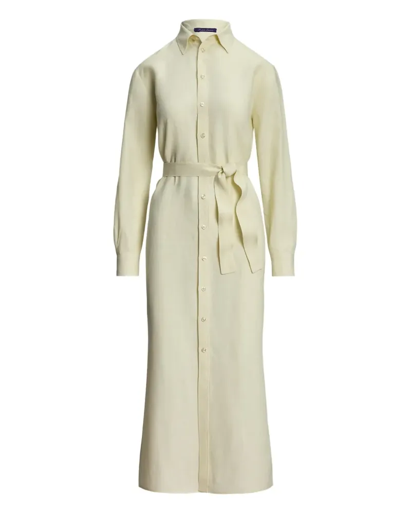 Ralph Lauren Hemdkleid mit Gürtel - Nude Nude