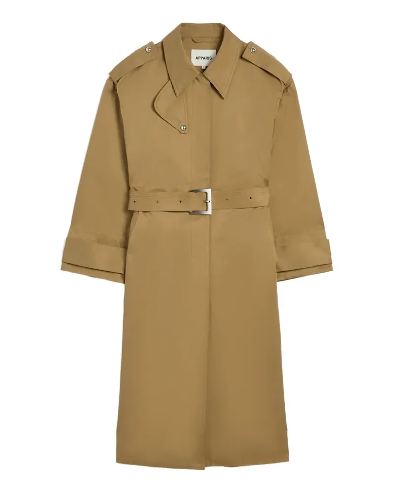 APPARIS Joan belted trench coat - Nude Nude