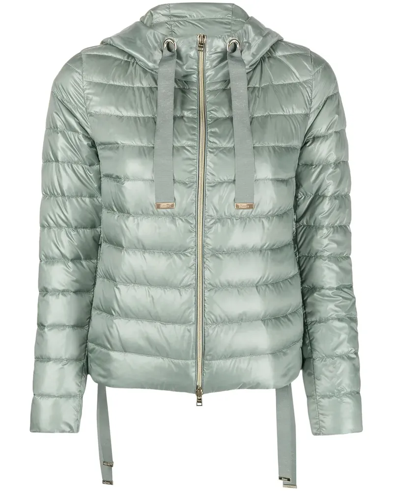 Herno Gefütterte Kapuzenjacke - Grün Grün