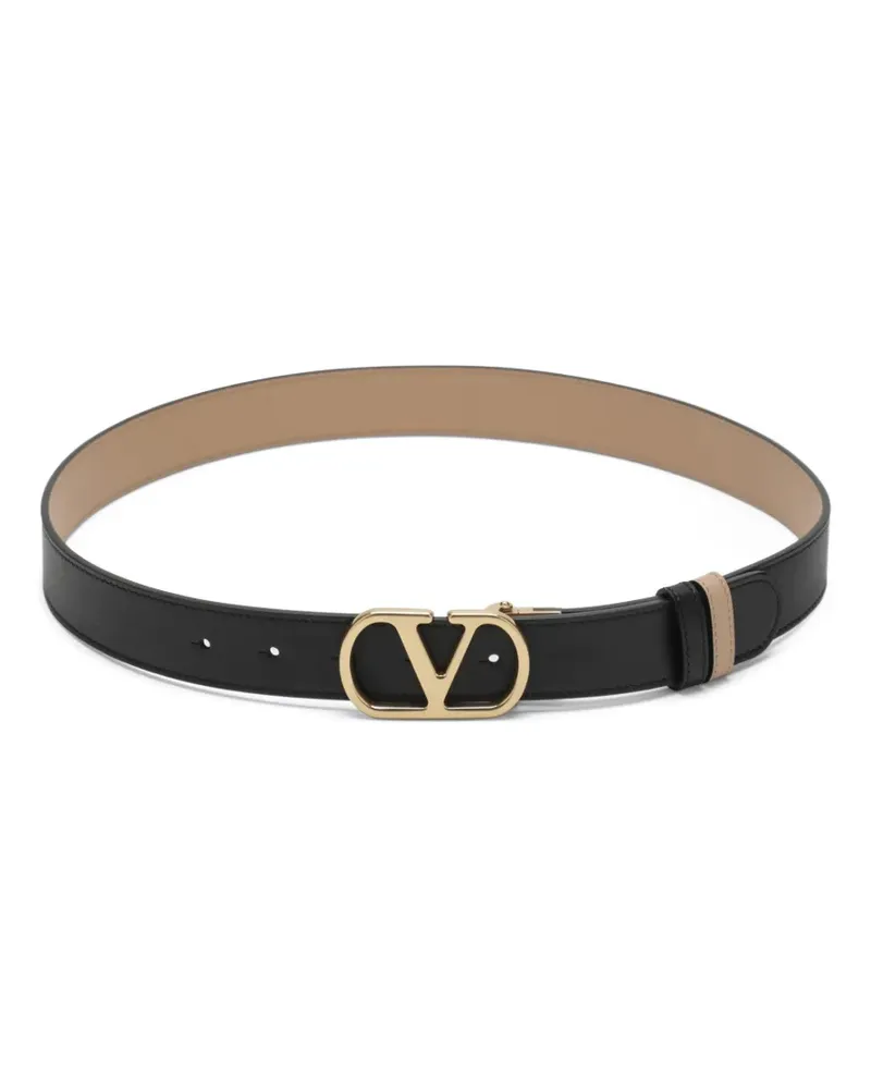 Valentino Garavani Wendbarer VLogo Gürtel - Schwarz Schwarz
