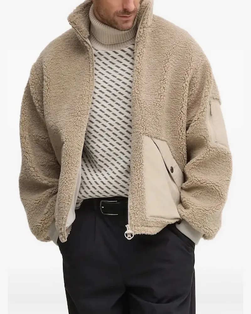 Barbour Fleecejacke mit Reißverschluss - Nude Nude