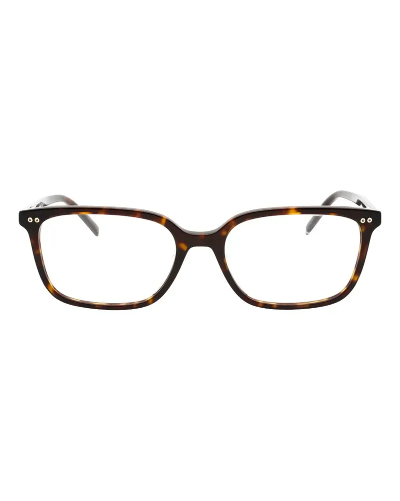 Tommy Hilfiger Eckige Brille in Schildpattoptik - Braun Braun