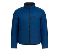 Wattierte Jacke mit Reißverschluss - Blau