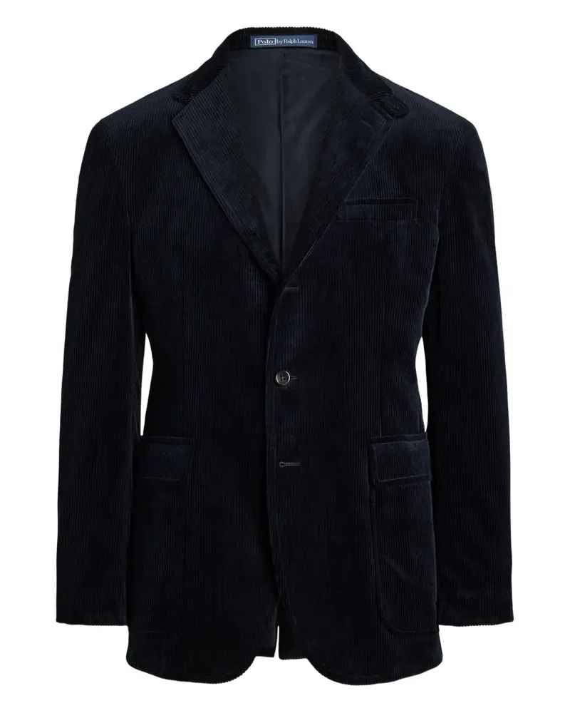 Ralph Lauren Einreihiger 8 Wale Cord-Sportmantel - Blau Blau