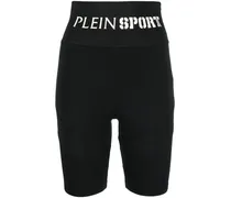 Radlerhose mit Logo-Bund - Schwarz