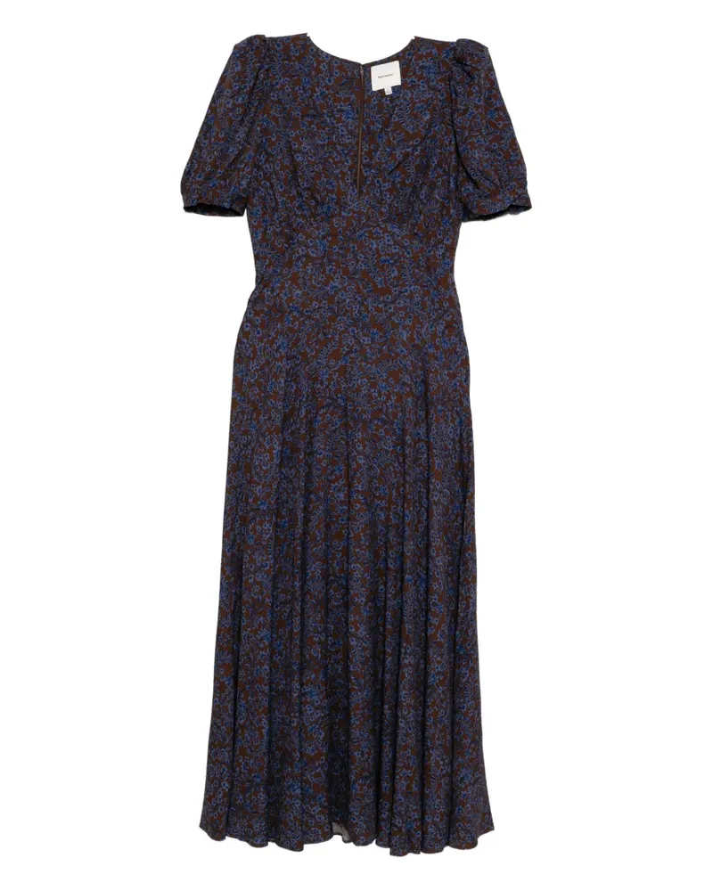 Reformation Naira Kleid - Blau Blau