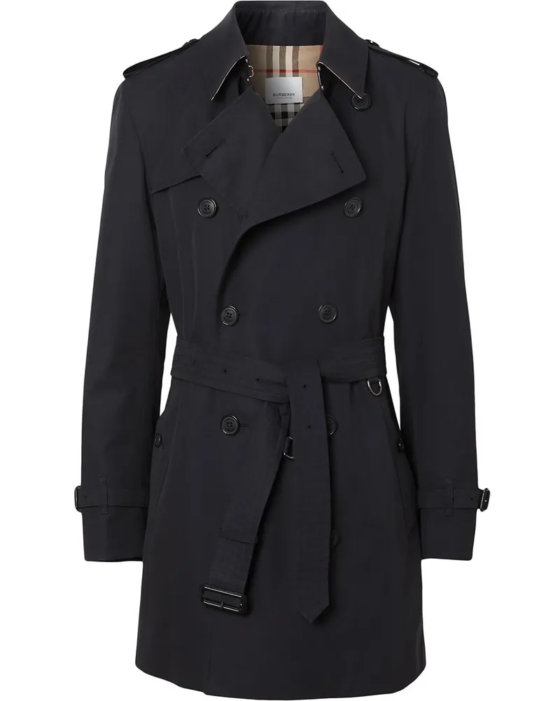 Burberry Trenchcoat aus Gabardine - Blau Blau