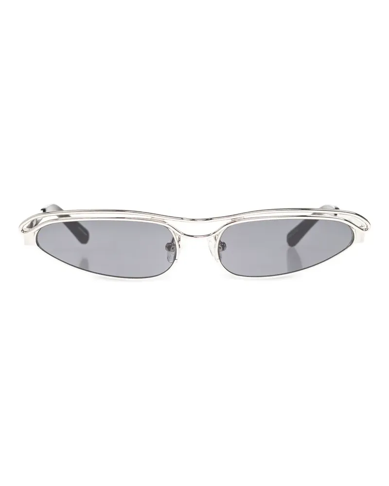 ATTICO Sonnenbrille mit Cat-Eye-Gestell - Weiß Weiß