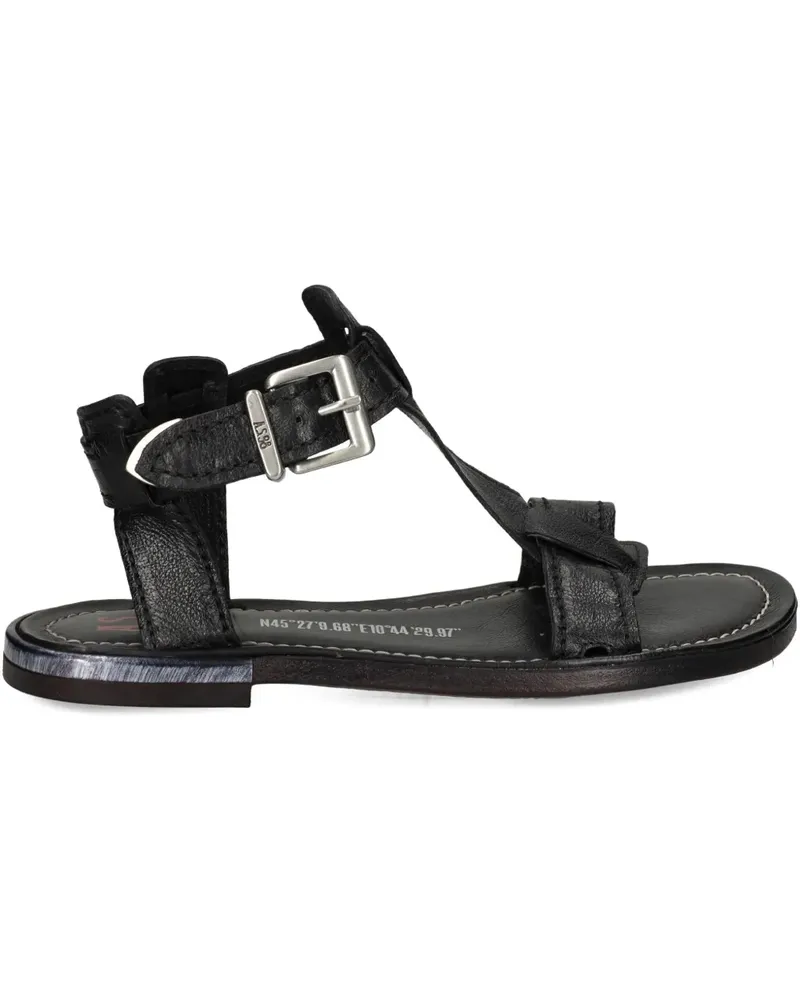 A.S.98 Sandalen mit Schnallenriemen - Schwarz Schwarz