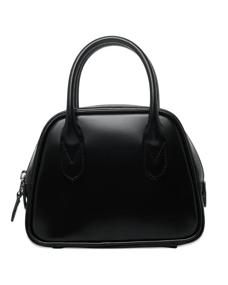 Comme des Garçons top-handle trapezoid shoulder bag - Schwarz Schwarz