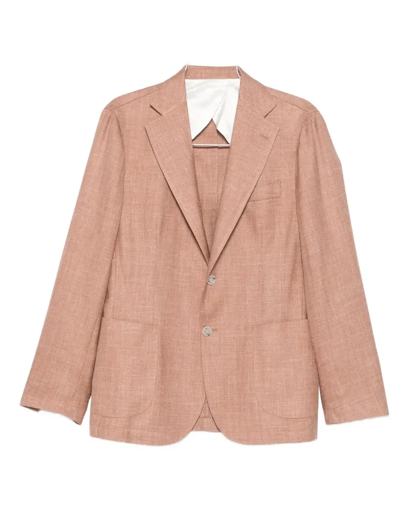 BARBA single-breasted blazer - Rot Rot