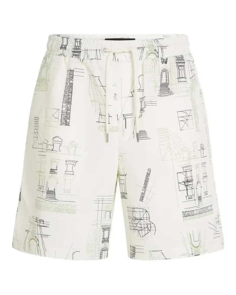 Karl Lagerfeld Rue St-Guillaume Badeshorts - Nude Nude