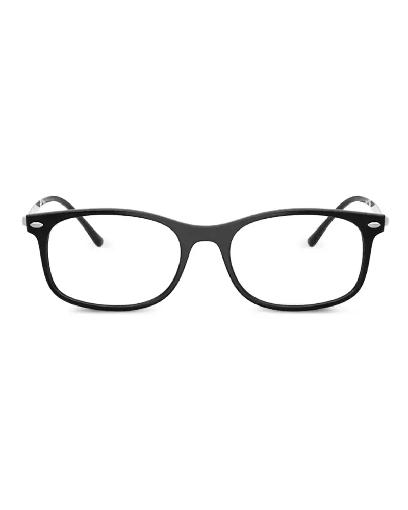 Ray Ban Brille mit eckigem Gestell - Schwarz Schwarz