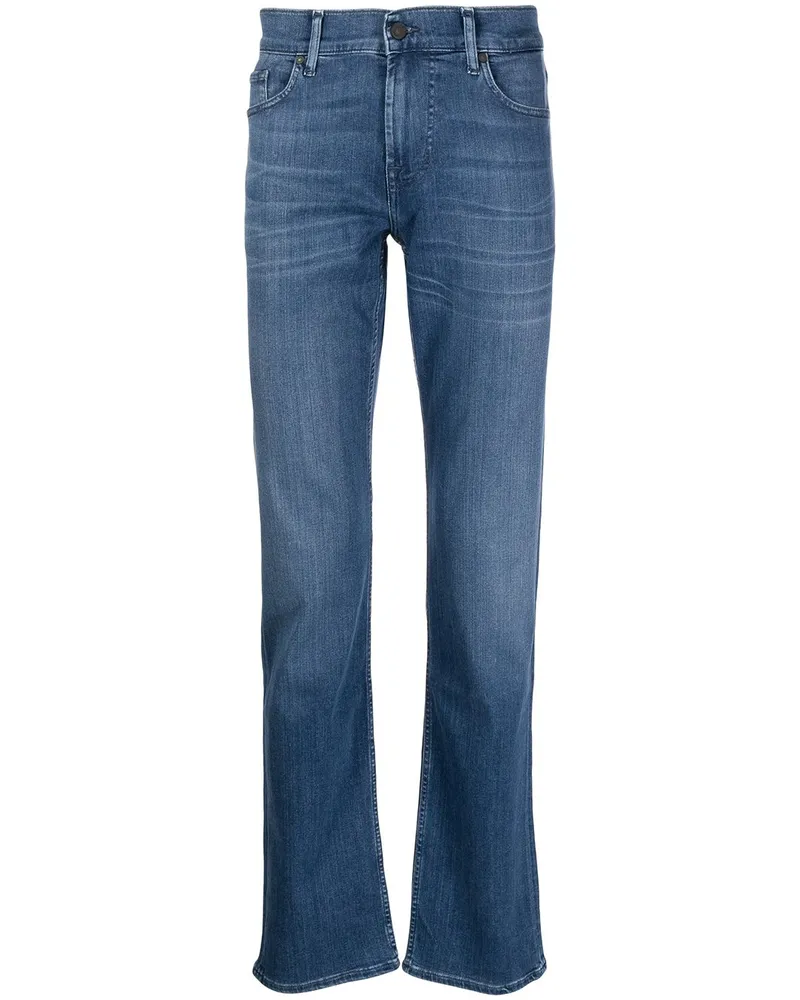 7 for all mankind Standard Straight-Leg-Jeans - Blau Blau