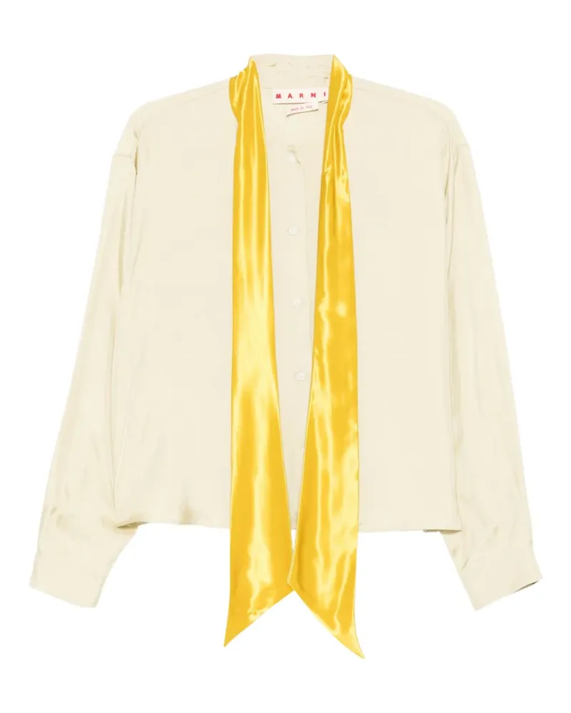 Marni Klassische Bluse - Nude Nude