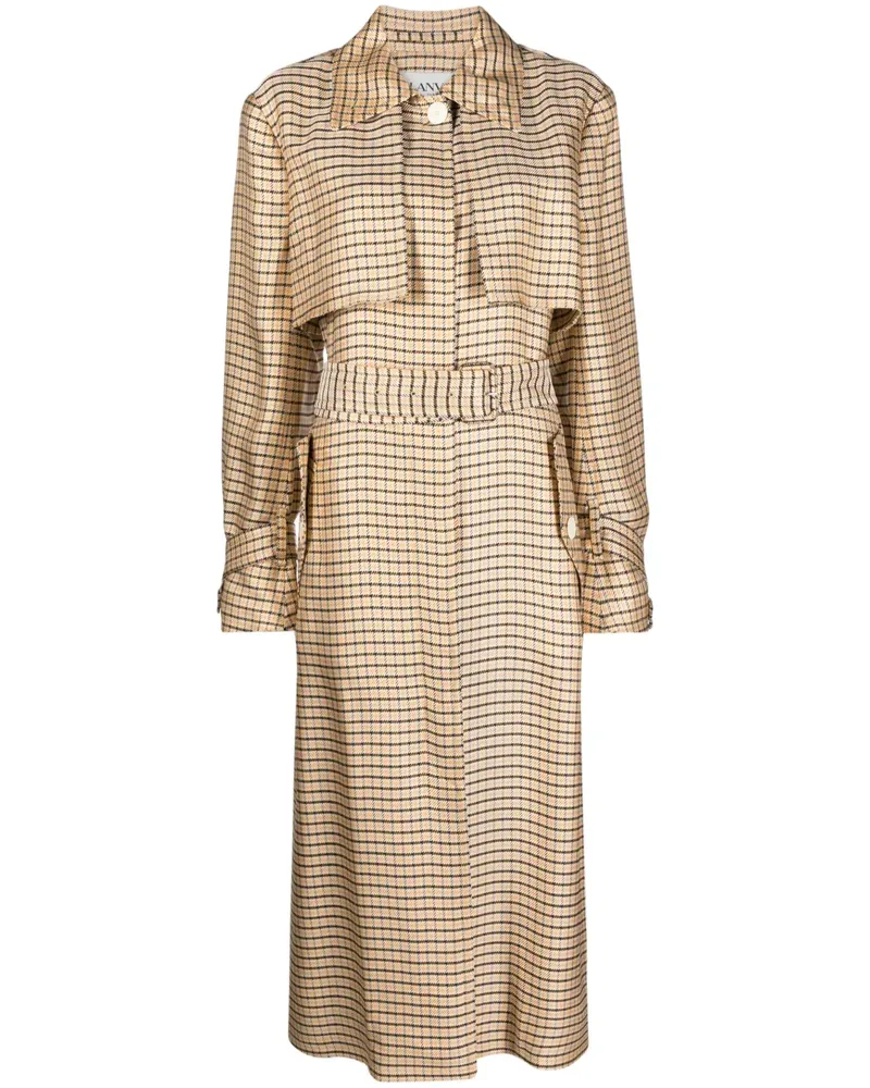 Lanvin Zweifarbiger Trenchcoat - Orange Orange