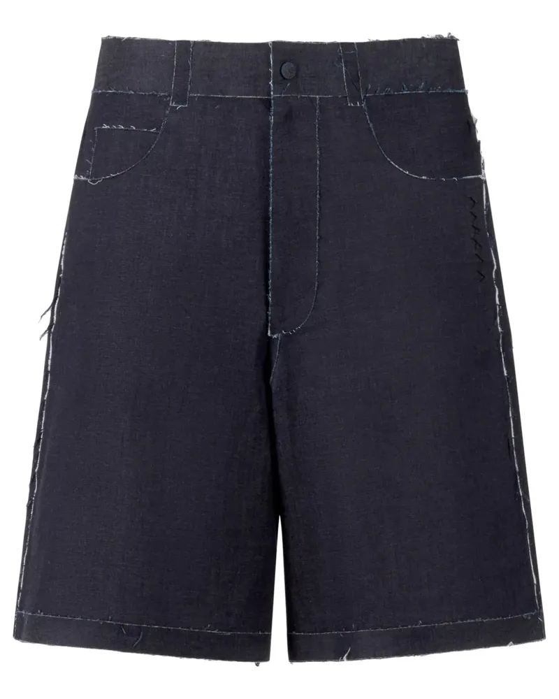 Marni Hoch sitzende Jeans-Shorts - Blau Blau